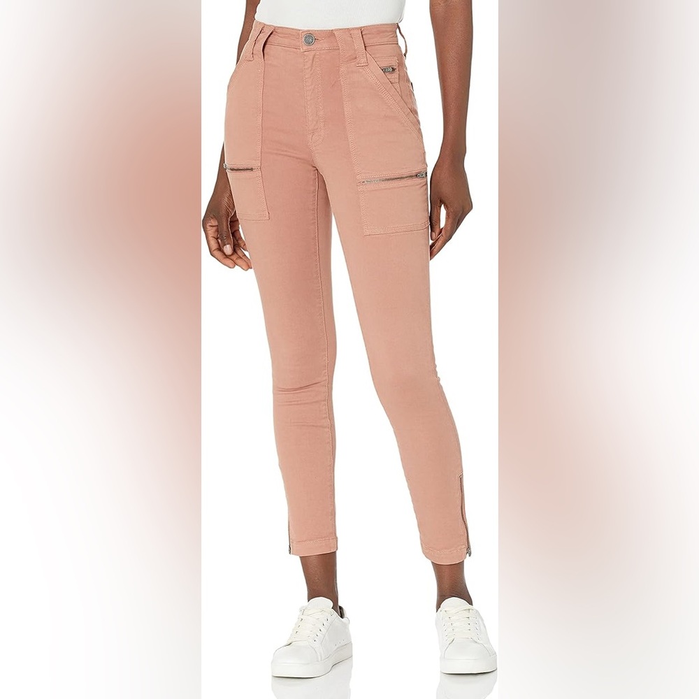 NWT Joie Park Skinny High-Waisted Cargo Pants in Brushed Clay Size 30